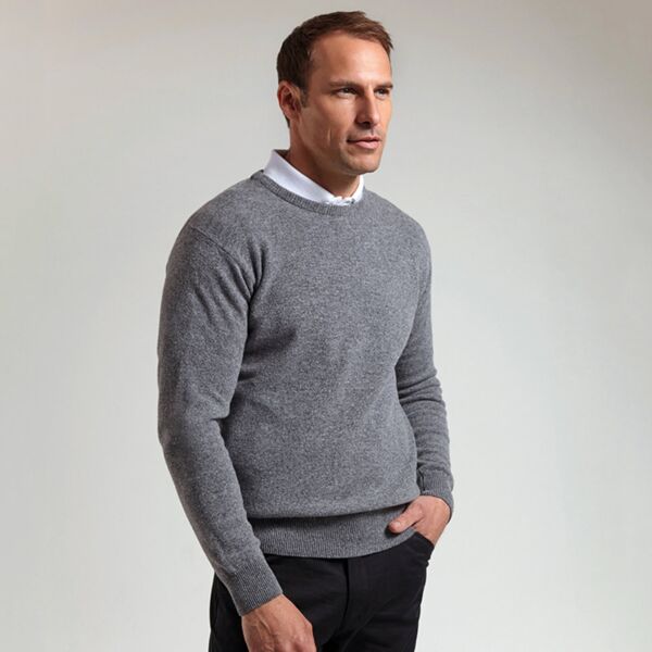 Glenmuir lambswool crew neck sweater  Thumbnail