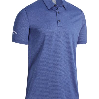 Heathered jacquard polo Thumbnail